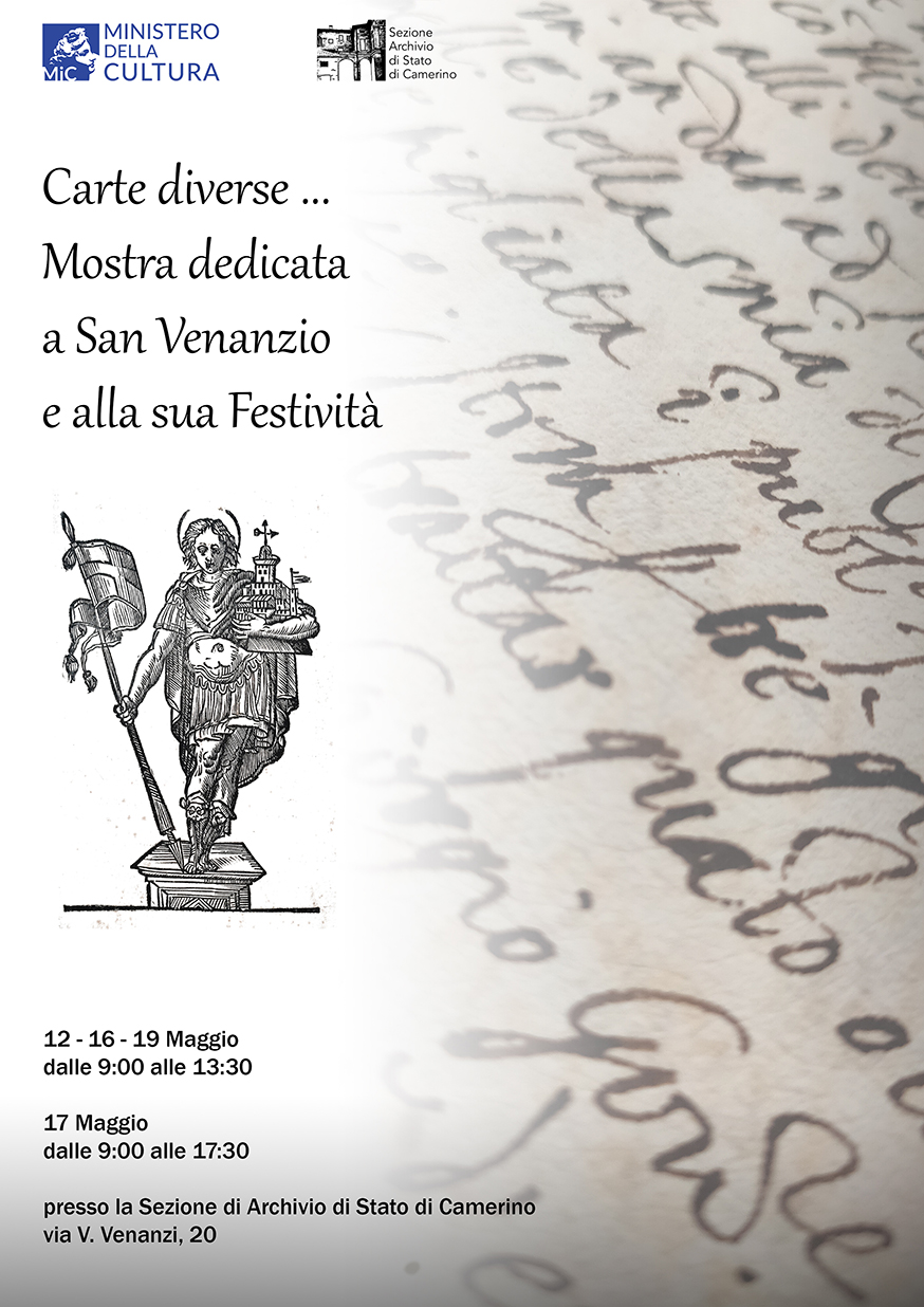 "Carte diverse... Mostra dedicata a San Venanzio e alla sua Festività"